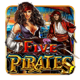 Spanduk Agen Top Up Game Online Mobile Legends, Free Fire Dan PUBG Harga Terjangkau Five Pirates H5